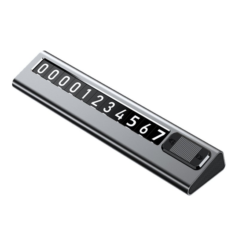 YH-233 temporary parking sign with number dial, white-background product shot